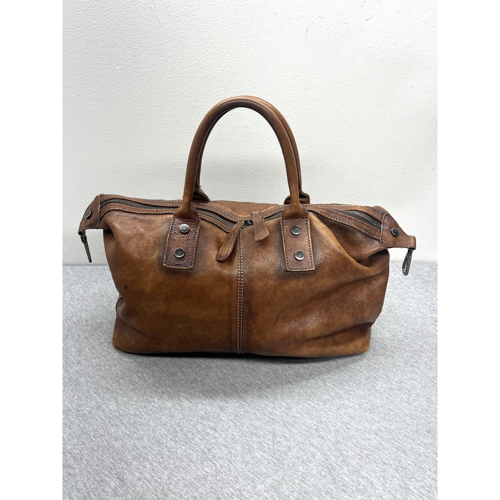 Iswee Genuine Leather Satchel Tote Bag Top Handle Handbag Designer Brown Purse